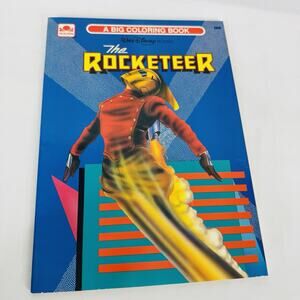 The Rocketeer A Big Coloring Book #2968 Disney Golden Books Dave Stevens Uncolor
